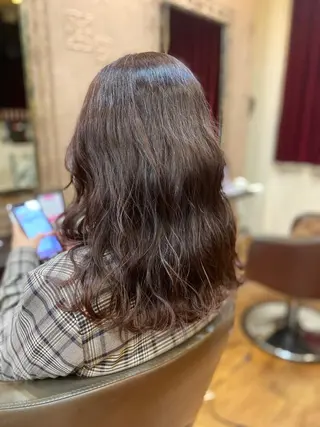 セミロング カラー ［パサつき改善］＊ 髪質改善ケアサロン＊のヘアスタイル