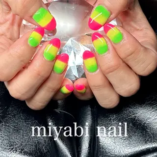 ネイル miyabi nail 桂川駅近くのネイルデザイン