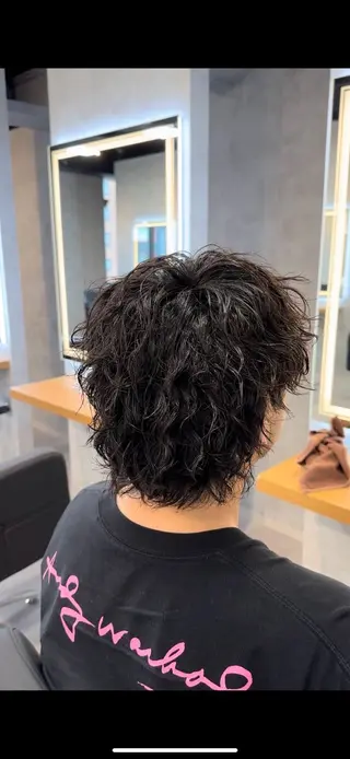 ショート パーマ メンズ 札幌美容室 /光👑のヘアスタイル