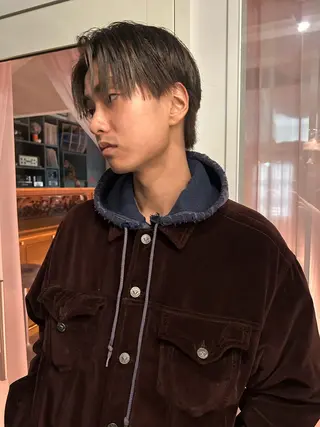 ショート カラー メンズ DIXBON所属・メンズパーマ ナカムラヒロトのヘアスタイル