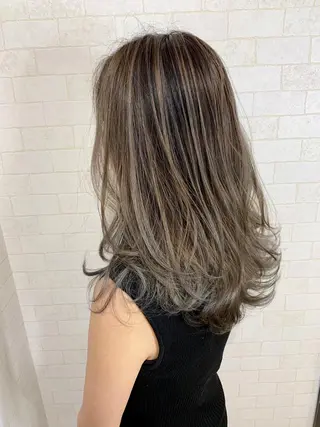 ロング カラー 神野 雅樹のヘアスタイル