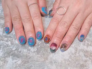 ネイル LUKE所属・もとまつ さちこのネイルデザイン