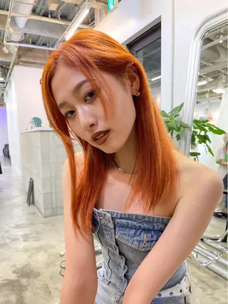 セミロング nessヤマサキ リュウタのヘアスタイル