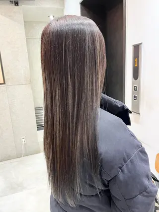 ロング 🌈透明感カラー 韓 国ヘアこうたろうのヘアスタイル