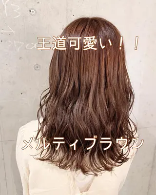 セミロング カラー パルタージュ大宮East所属・✨森下 直弥✨ 店長🤩のヘアスタイル