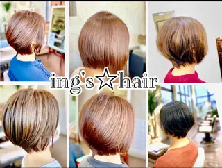ショート ing's・hair イングス・ヘアーのヘアスタイル