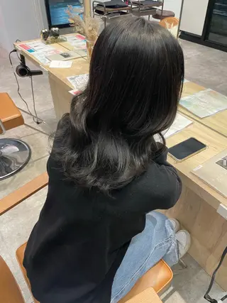 ミディアム カラー ヘアアレンジ yuka🥕 橿原神宮前のヘアスタイル