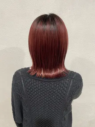 ミディアム カラー 【お洒落パーマ】 Elme　肥塚康汰郎のヘアスタイル