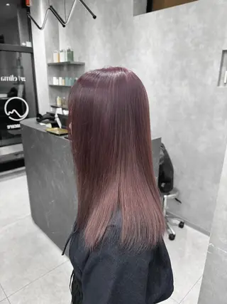 カラー 𝐥𝐚𝐲𝐞𝐫 韓⛓️ ブリーチのヘアスタイル