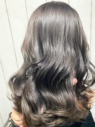 ロング カラー パーマ ヘアアレンジ RecheRche【池袋】所属・👑指名率No.1 👑坂口飛翔のヘアスタイル