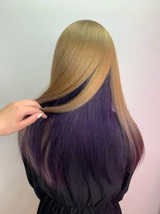 ロング カラー 森 亜紗美のヘアスタイル