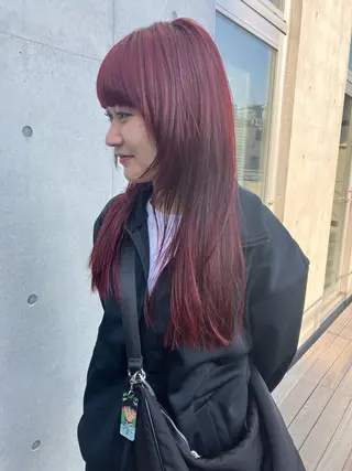 ロング 似合わせカットカラー 👩MINAのヘアスタイル