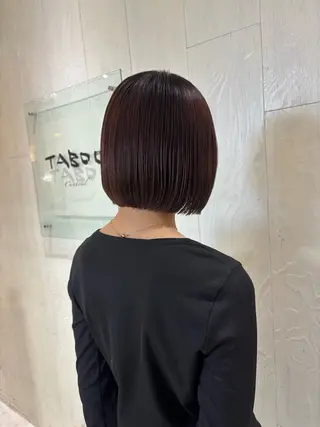 ショート yui🥀/ボブ /ブリーチなしカラーのヘアスタイル