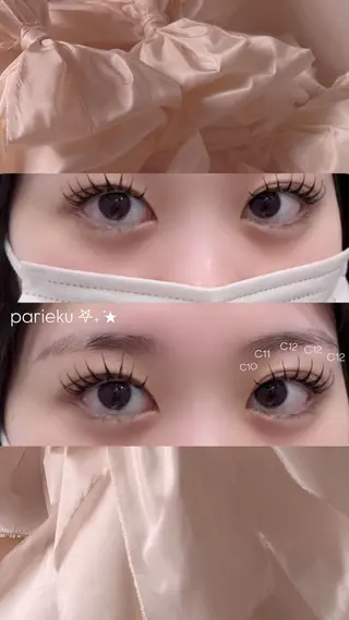 マツエク・マツパ As nail yokkaichi所属・As nail sakuraのマツエク・マツパデザイン