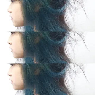 ミディアム カラー JILBLAN京都 ショート/ハイライトのヘアスタイル