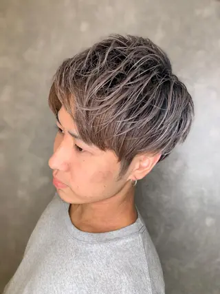 メンズ 吹田 駿 髪質改善縮毛矯正のヘアスタイル