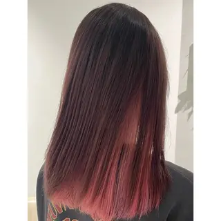 ミディアム はしもと あかりのヘアスタイル