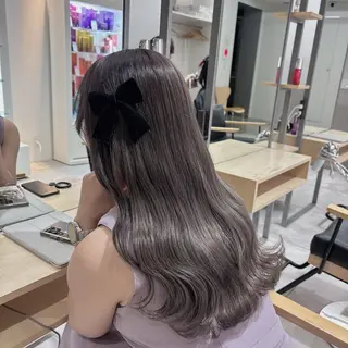 ロング ゆるふわ透明感カラー 🎀ほの/表参道のヘアスタイル