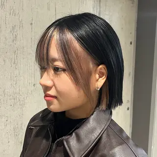 ミディアム カラー ヘアアレンジ 美髪・艶カラー・ ボブ・リクト💥のヘアスタイル