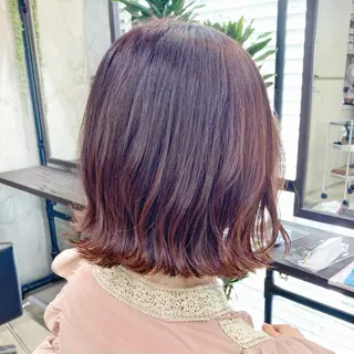 ミディアム カラー 韓国ヘア☁️ mitsukiのヘアスタイル