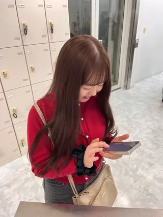 ロング ♡ナチュラルガーリー ♡ベージュ♡RINAのヘアスタイル