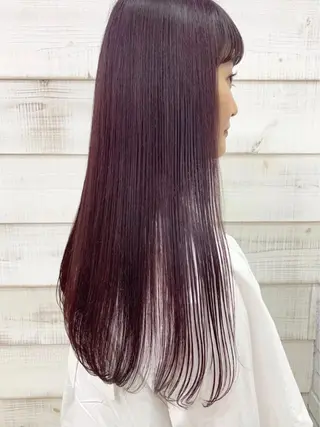 ロング カラー 韓国/ハイトーン/ ボブ🎀MIKU🎀のヘアスタイル