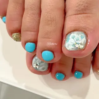 ミディアム ネイル richeri beautyのネイルデザイン