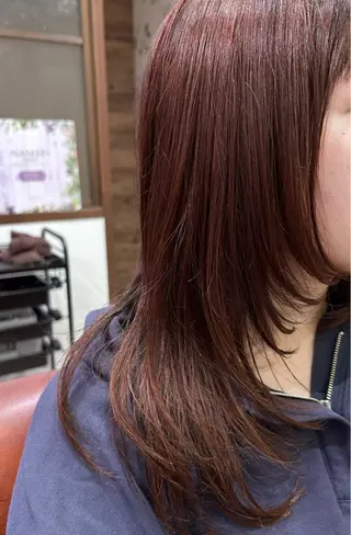 ロング 海老名 理香子のヘアスタイル