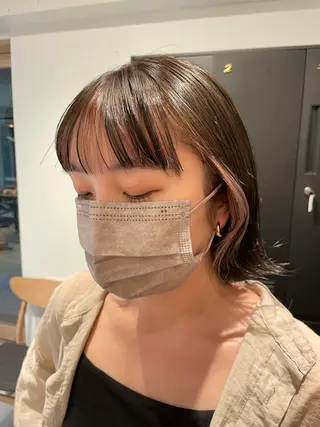 ミディアム カラー SALOWIN下北沢所属・hazuki 🌝のヘアスタイル