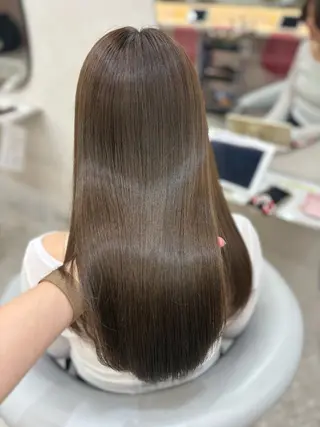 ロング カラー 新宿/韓国ヘア 中明度カラー/かやのヘアスタイル