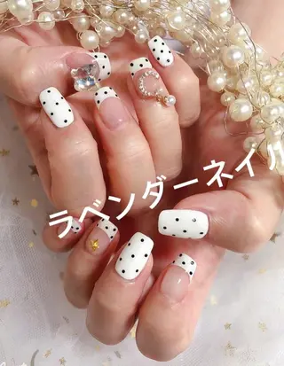ネイル ラベンダー💖日暮里 ルル💖ネイルのネイルデザイン