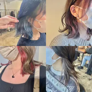 ミディアム カラー La fith hair ray所属・メンズ/パーマ/ ブリーチ/KAITOのヘアスタイル