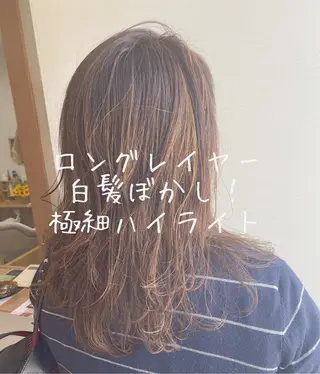 ロング カラー noppo所属・NOPPO 和泉市 美容室／奥村　飛鳥のヘアスタイル
