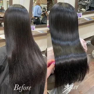 ロング カラー aya/小顔レイヤー /柔らかカラーのヘアスタイル