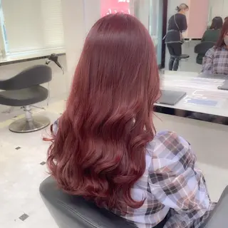 カラー 暖色ガーリーヘア🎀 MEARI🩰のヘアスタイル