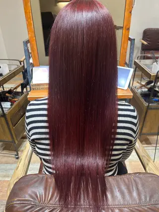 カラー ブリーチなし/髪質 改善/エクステ✨天夕のヘアスタイル