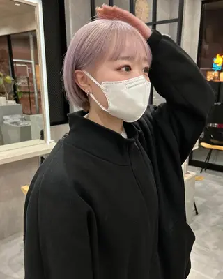 ミディアム mood alissaのヘアスタイル