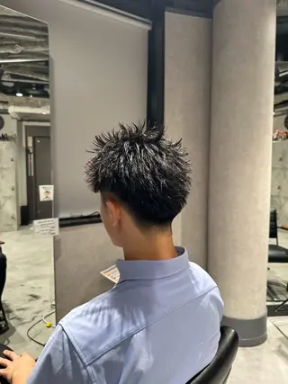 ショート ヘアアレンジ メンズ NEXT NEO所属・メンズヘア静岡 ✂︎Ryuheiのヘアスタイル