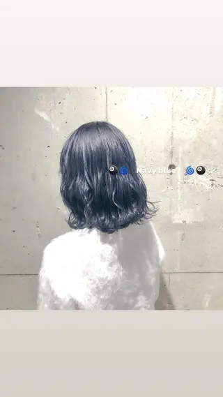 ミディアム カラー パーマ ヘアアレンジ メンズ キッズ ネイル マツエク・マツパ 透明感カラー・レイヤ ー🎀amika🎀のヘアスタイル