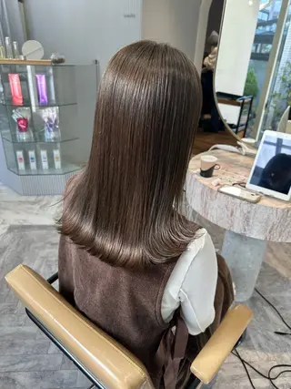 ミディアム カラー 縮毛矯正/カラー ✨️Mariamuのヘアスタイル