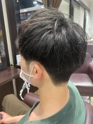 ショート メンズ 酸スト/フェザー パーマ/三谷海斗のヘアスタイル