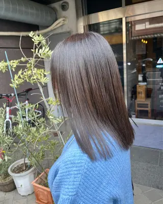 セミロング カラー HIYOSHI　✂︎ 艶髪職人のヘアスタイル
