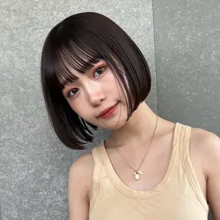 ミディアム 石堂 菜々美／艶カラー🫧のヘアスタイル