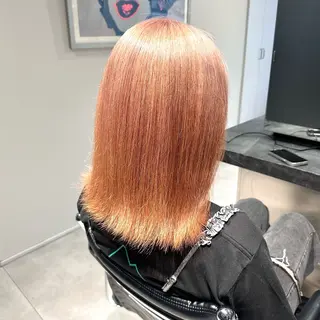 ミディアム カラー ハイトーン/ウルフ/ レイヤー/Asukaのヘアスタイル