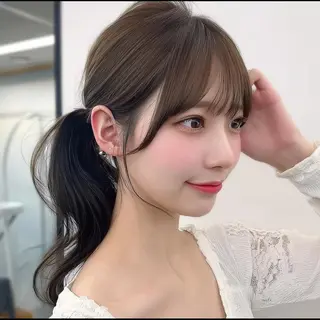 ミディアム 野間 ひなののヘアスタイル