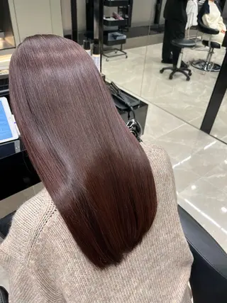 ロング カラー ウスイマイコ カット/ケアカラーのヘアスタイル