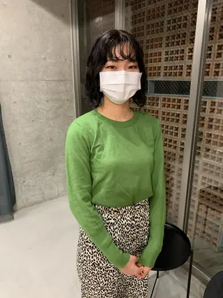 ショート パーマ ボブパーマコテ巻き風 パーマNo1深江秀平のヘアスタイル