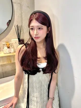 ロング カラー 🎀taro ブリーチなしカラーのヘアスタイル