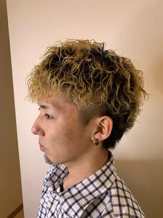 パーマ メンズ 【メンズ特化美容師】 山﨑　凌のヘアスタイル
