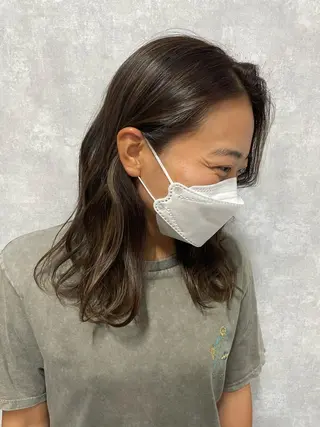 ミディアム C’LD hair  produce /シールドヘア所属・モテ髪/ボブ/ショー ト/アダチフウトのヘアスタイル